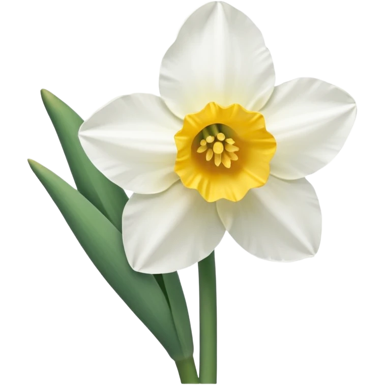Narcissus flower emoji