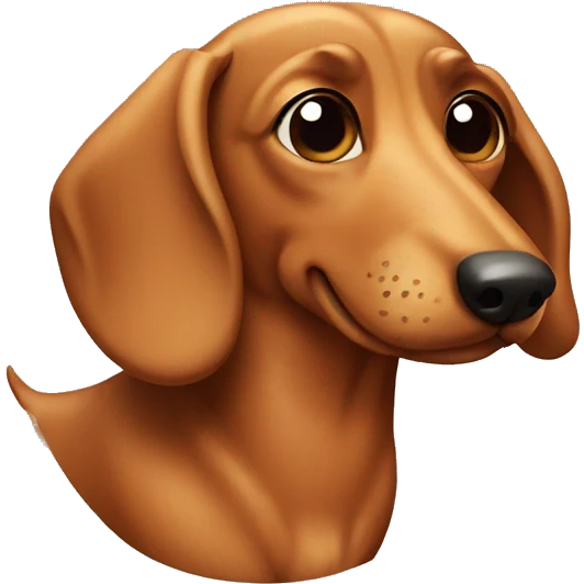 Wiener dog emoji