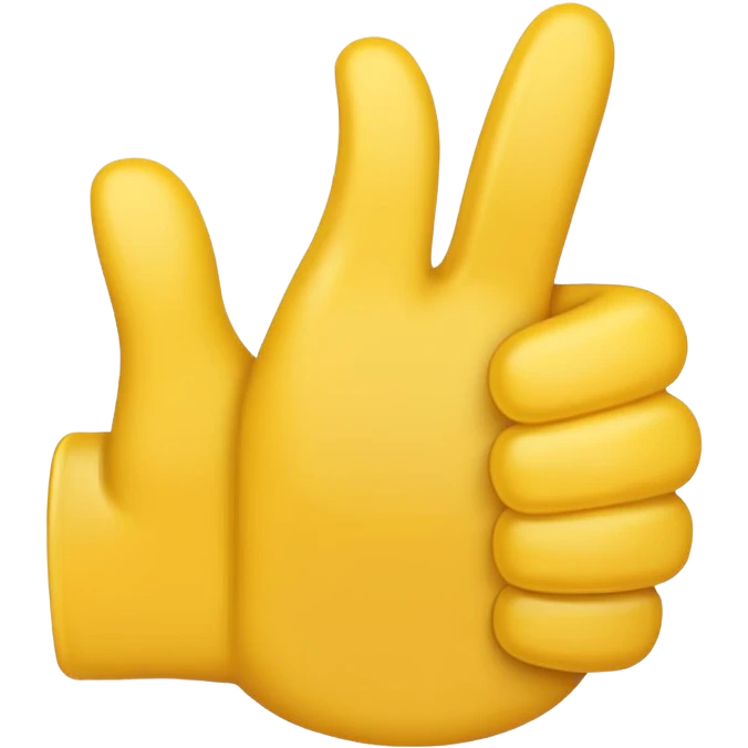 thumbs up emoji, friendly and clear emoji