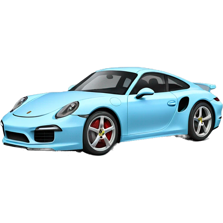 Light blue Porsche ￼ emoji