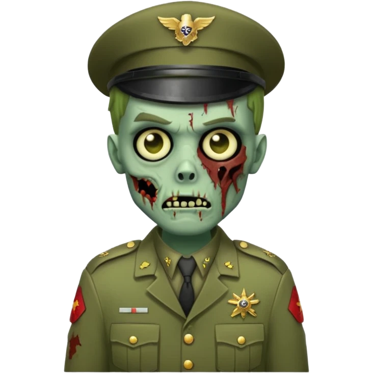 zombie soldier emoji