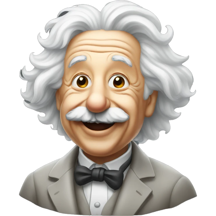happy albert einstein celebrates emoji