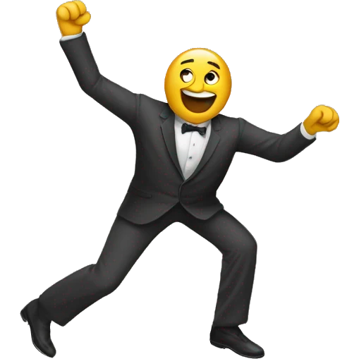 Mann tanzt an der stange emoji