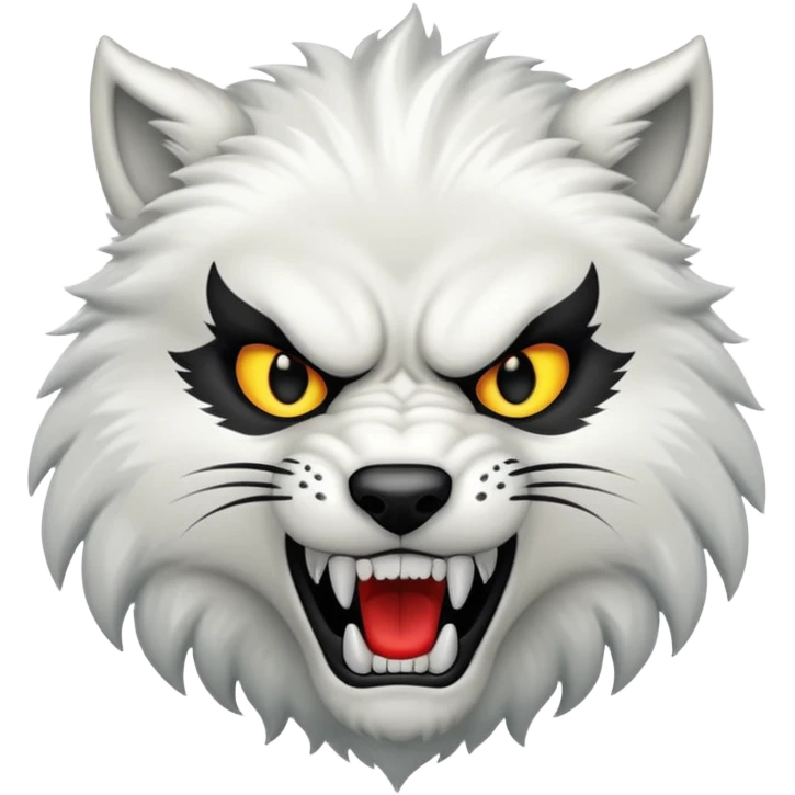 Lobo blanco emoji