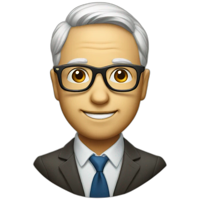jop ter horst with glasses emoji