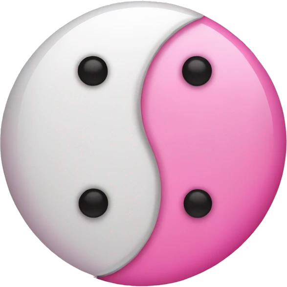pink yin yang emoji