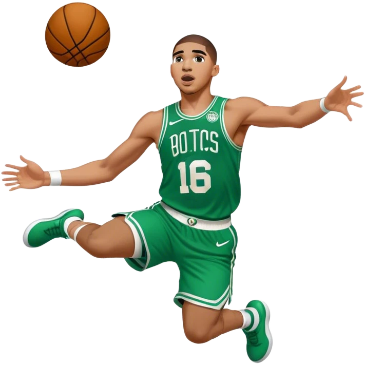 Jayson Tatum flying emoji