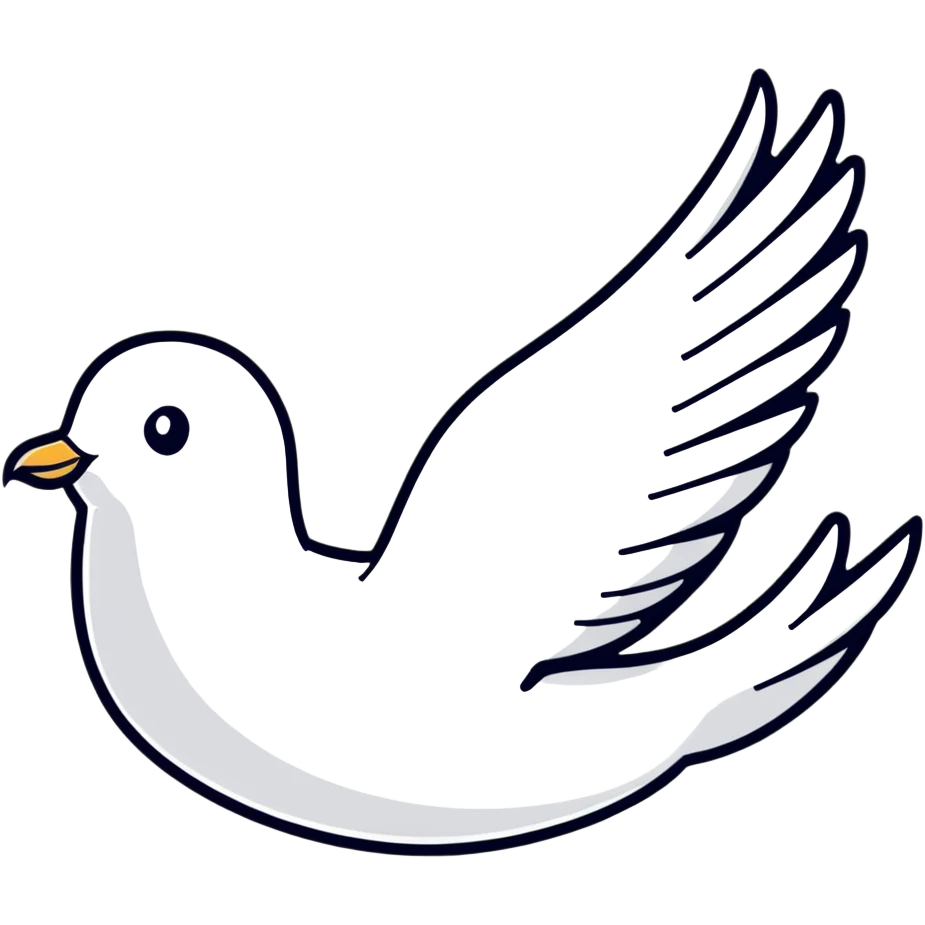 white dove emoji