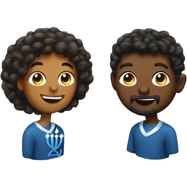 hanukkah and chris emoji