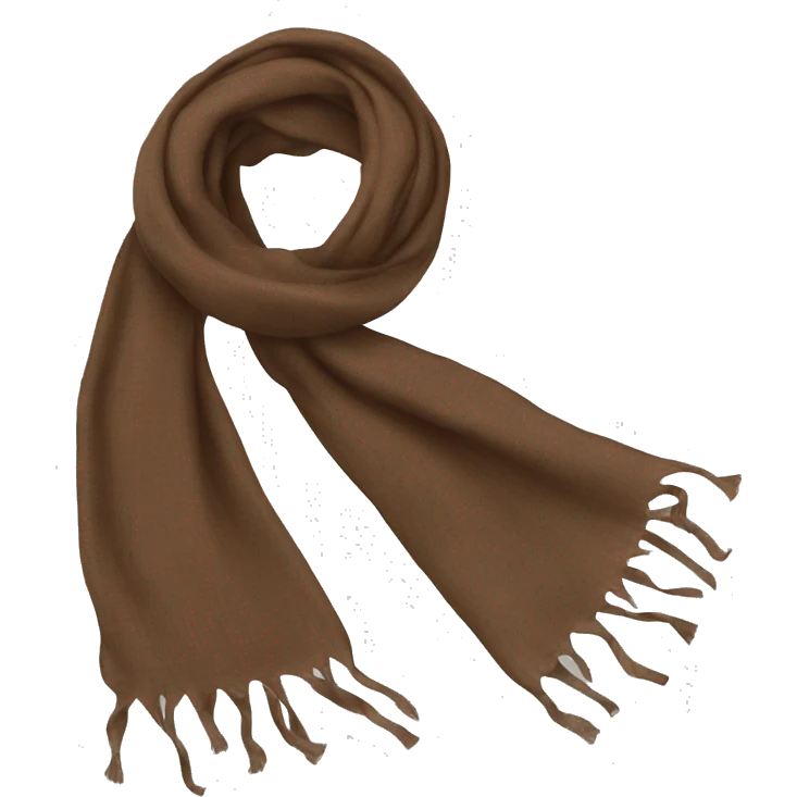 Scarf brown  emoji