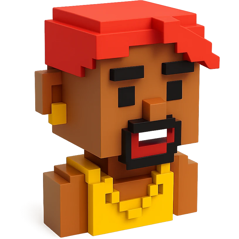 2Pac rapper emoji