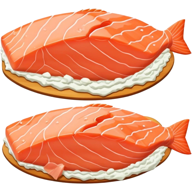 Cooked salmon emoji