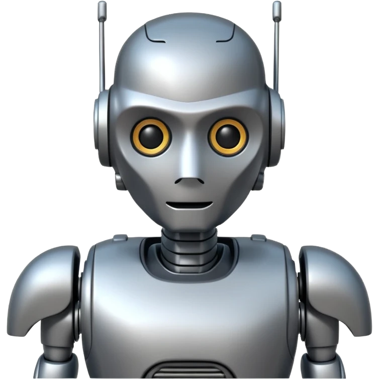 a robot writing with a pencil emoji