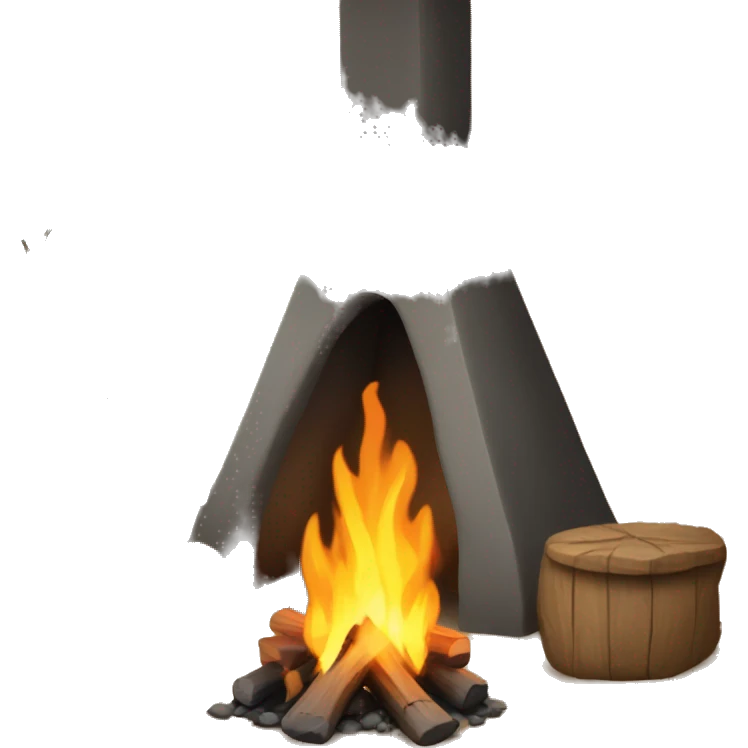 camp fireplace emoji