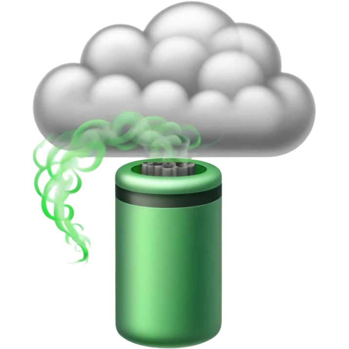 smoke coming out of a blunt emoji