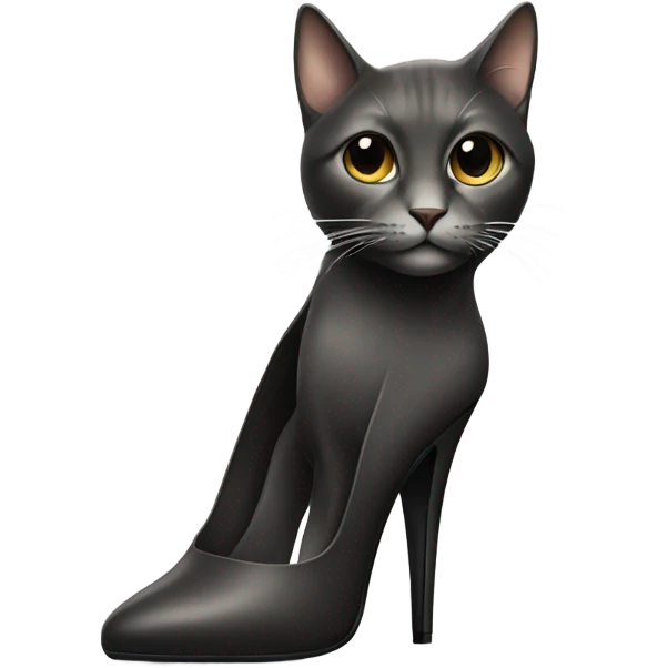 a cat in heels emoji