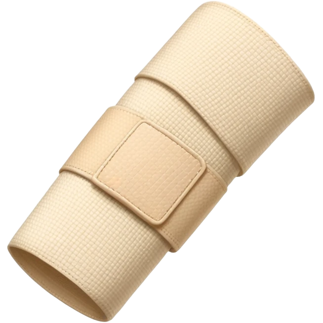 White-beige arm bandage wraps emoji
