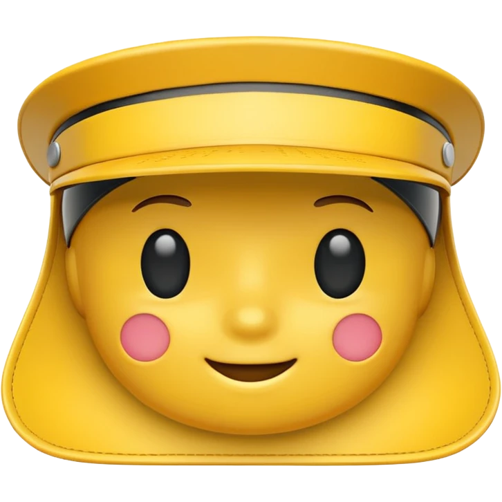 Sun Visor,yellow emoji