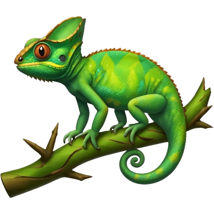 Caméléon emoji