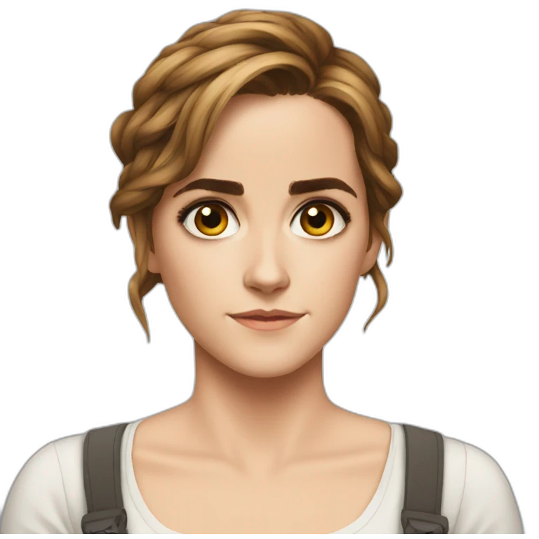 Emma watson who don't know an answer emoji