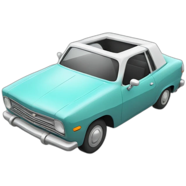 Gas pedal car emoji