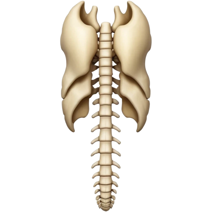 human spine emoji  emoji