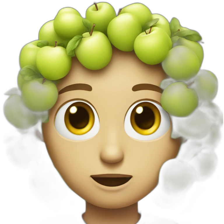 Jungko qui mange une pomme  emoji