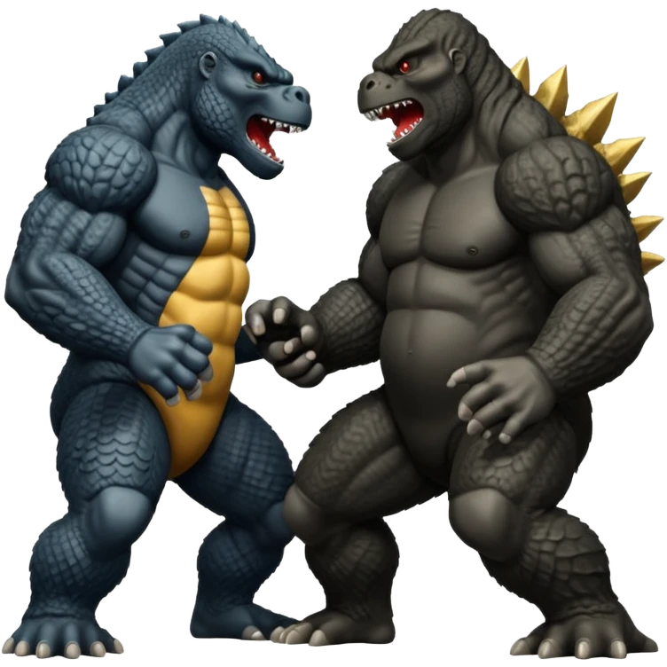 King Kong vs Godzilla emoji