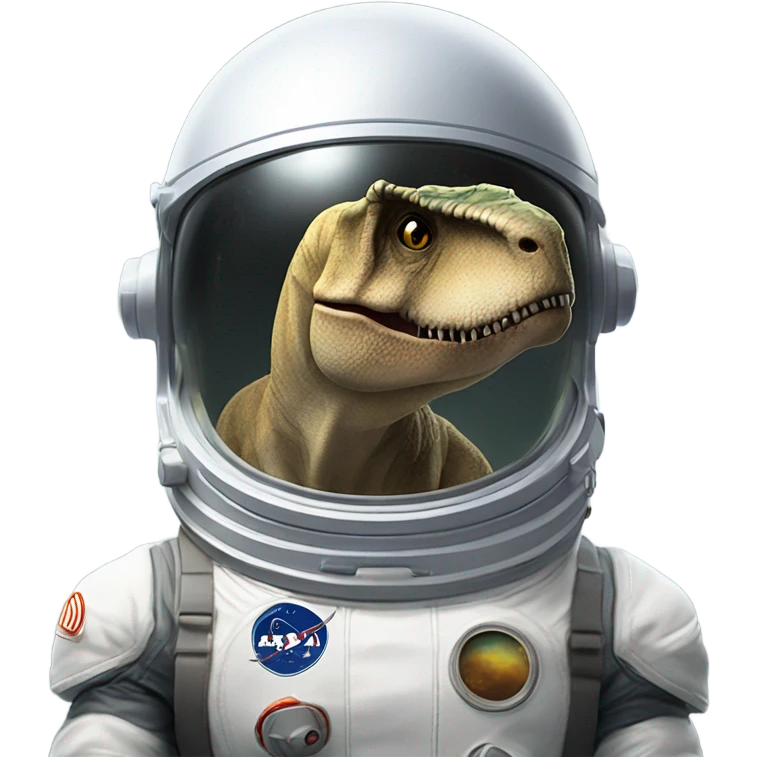 Trex in space  emoji