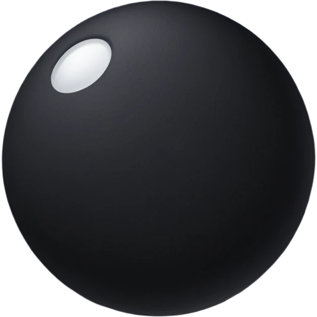 Black fabric Limbless ninja ball sphere! It’s rollable emoji