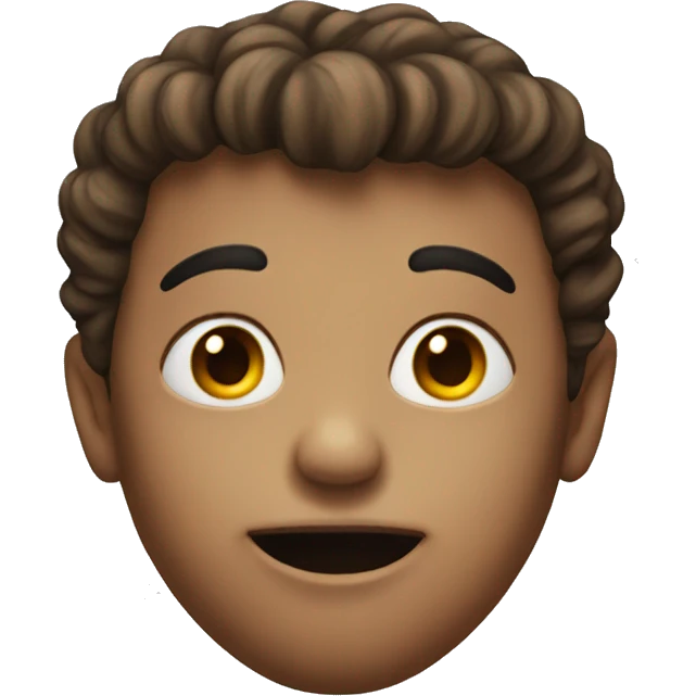 Heart with realistic face creepy emoji