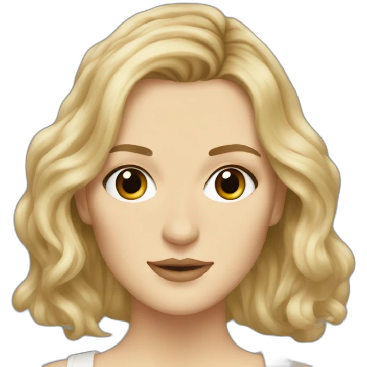 Blonde Keira knightley emoji