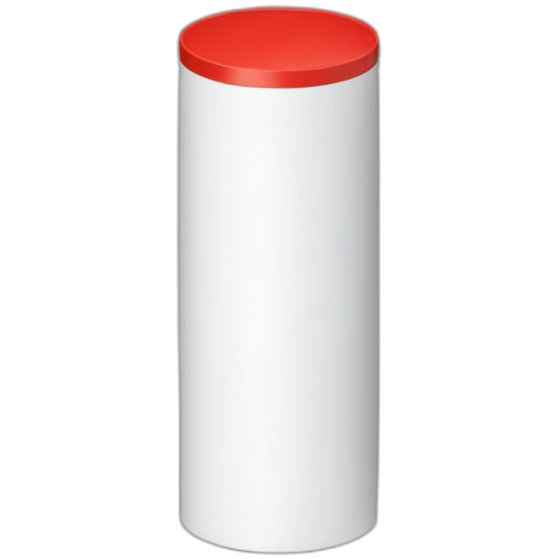 white-and-red-cylinder emoji
