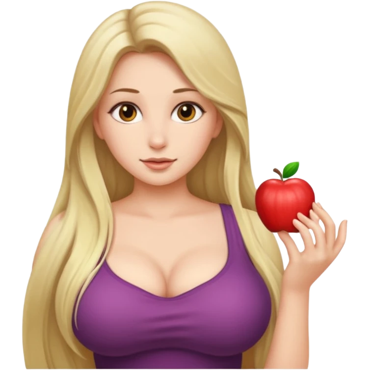 Big booby girl emoji