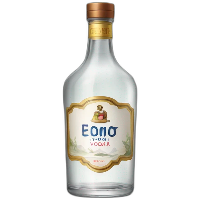 Erlandskian Vodka bottle emoji
