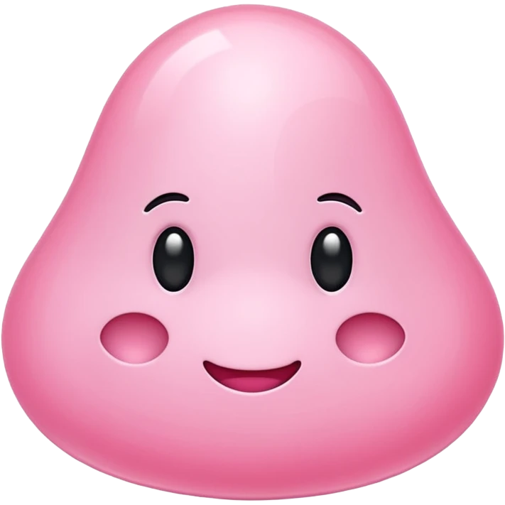 Esthétique objet rose pastel emoji