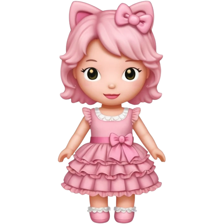 a coquette hello kitty doll emoji