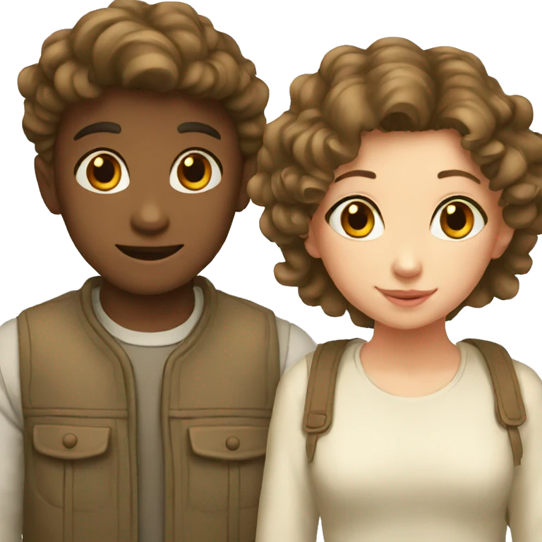 Boy and girl emoji