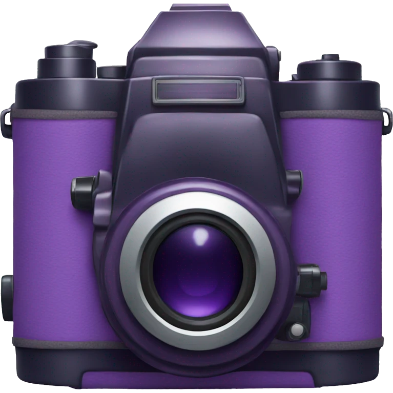 Purple camera  emoji