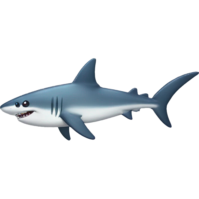 Drop shark emoji