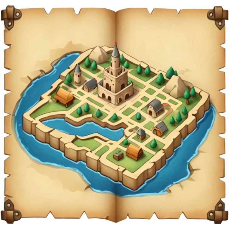 A detailed tactical map emoji