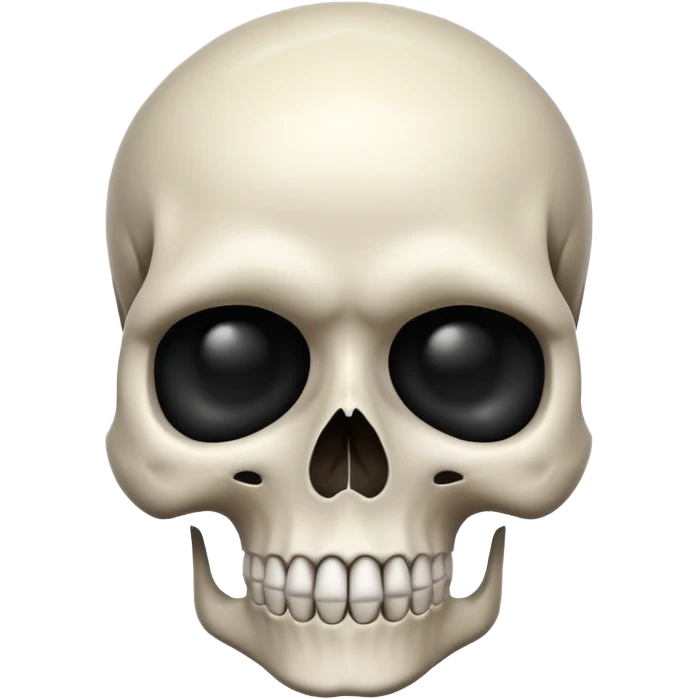 Skull emoji with chill emoji emoji
