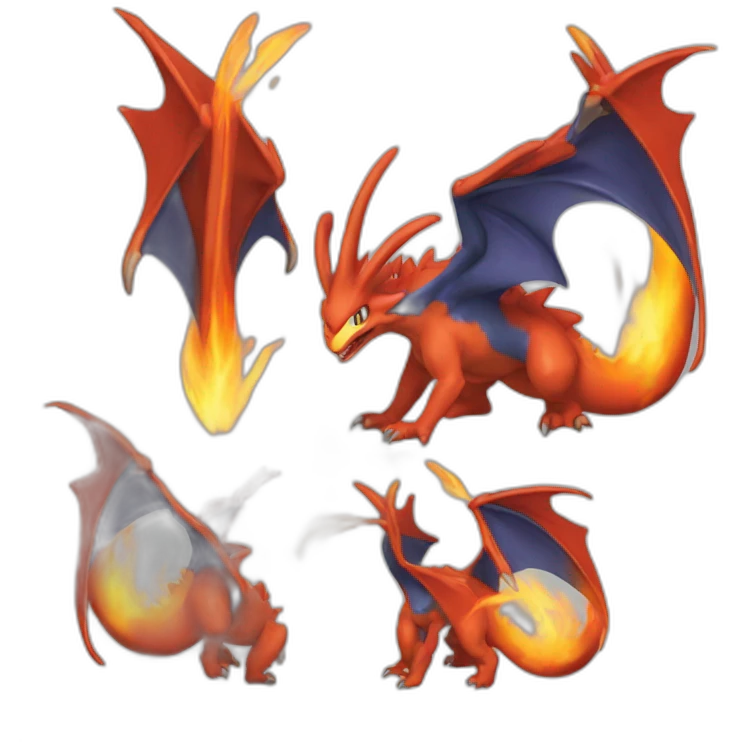 Dracaufeu Pokémon emoji