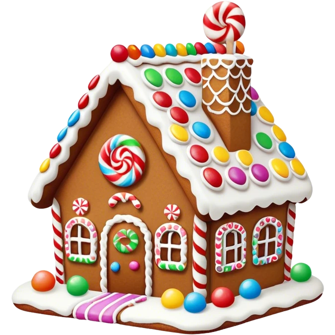 Gingerbread house ￼ emoji
