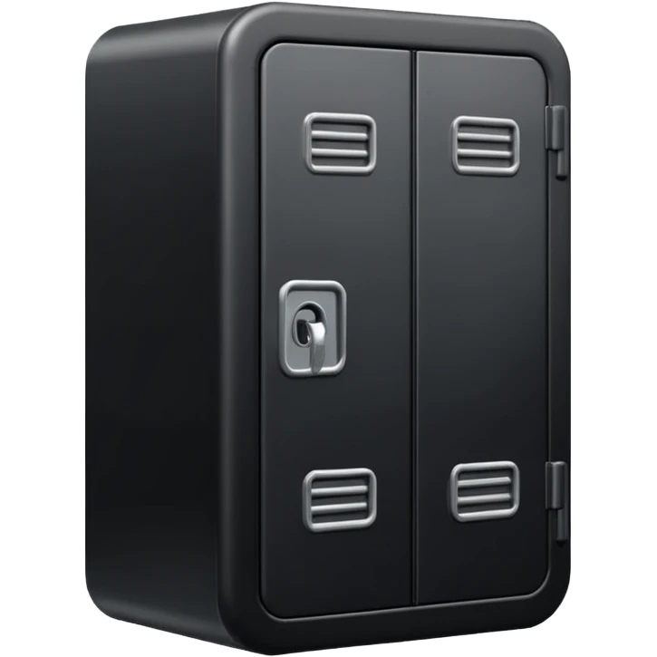 locker black emoji