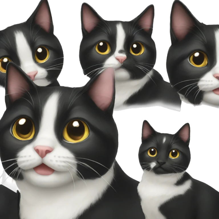 tuxedo cat emoji