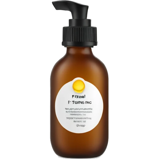 facial tonic with label emoji