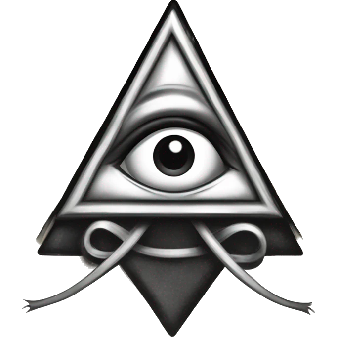 Draw an masonic "all-seeing eye" as 1930s-character design like “Rubber hose animation” such as Betty Boop, Looney Tunes Bosko, Cuphead video game; inspired on Fleischer Studios, Talkartoons or Steamboat Willie emoji