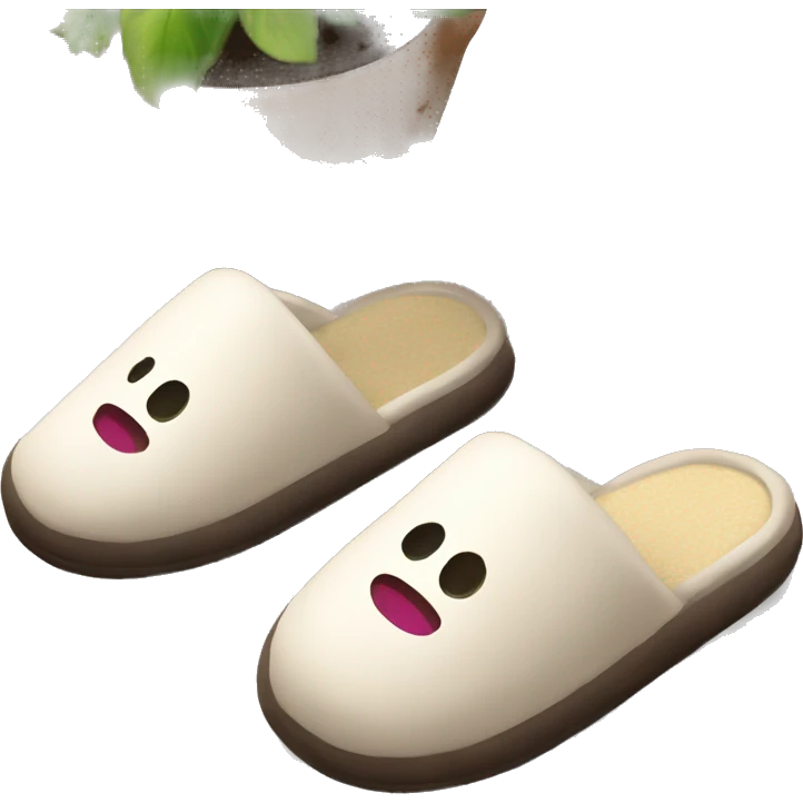 aesthetic slippers  emoji