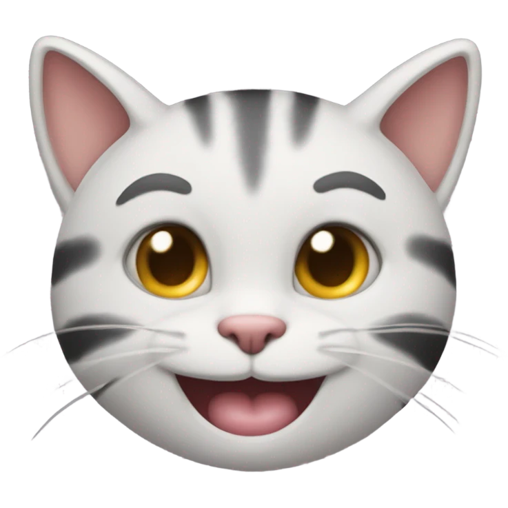 crazy face with cat ears emoji